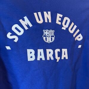 NWT Nike FC Barcelona som un equip Barça sweatshirt Junior Size Large